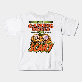 My Gaming Skills Are Scary Kids T-Shirt